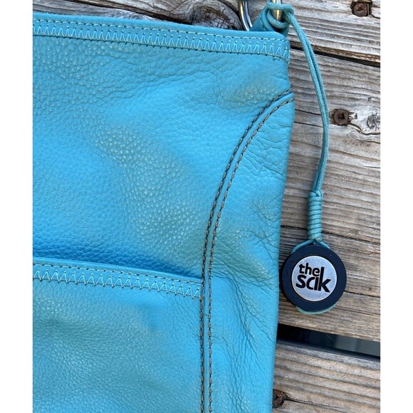 (2) The Sak Iris Pebbled Leather Adjustable Crossbody Shoulder Bags - Picture 7 of 15